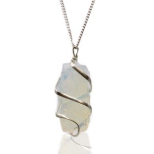 Collana Cascade Wrapped – Opalite Grezza