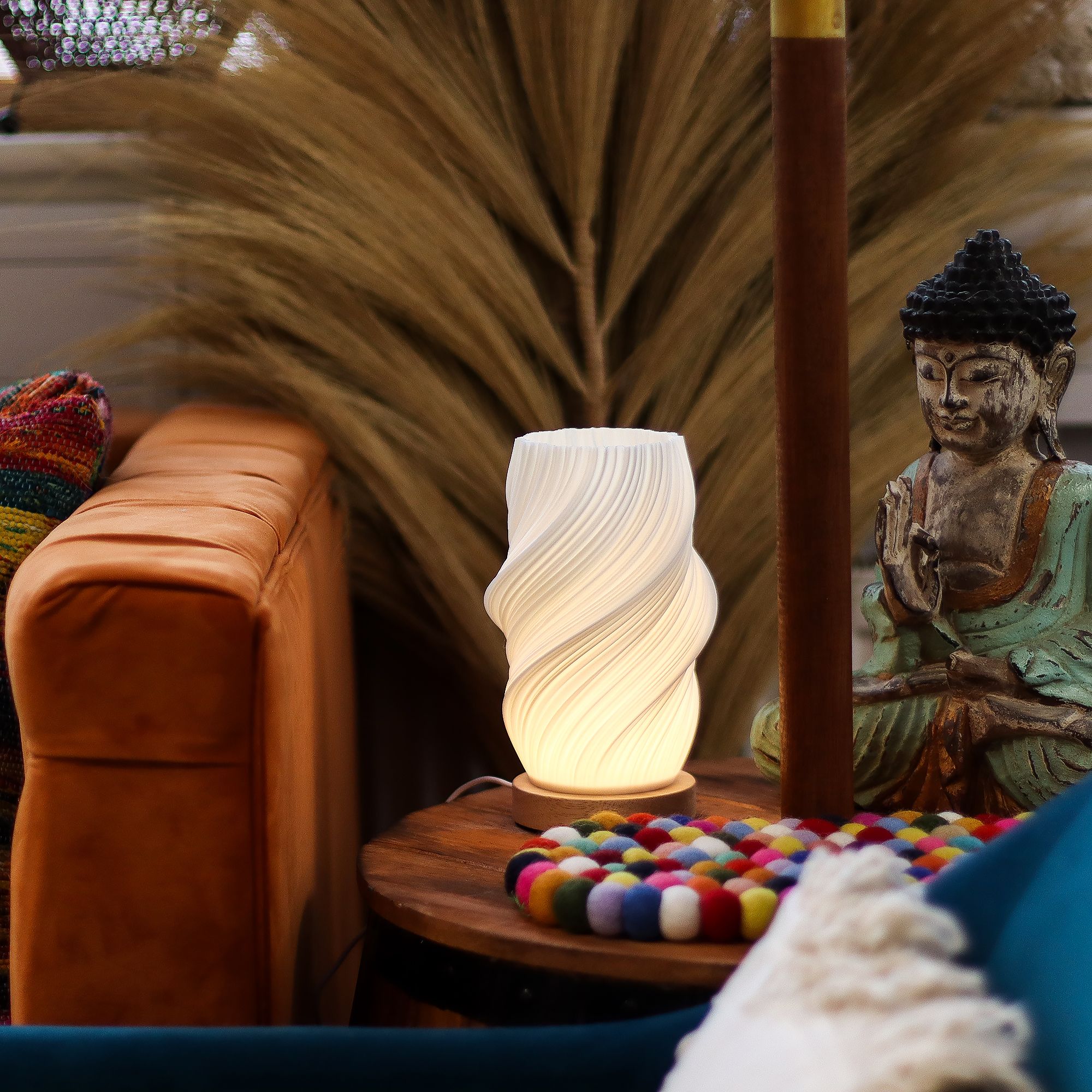 Lampada New Wave– USB – 3 Settings – Cloud Twisted - immagine 5