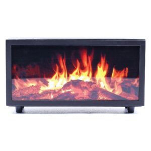 Diffusore di Aromi Effetto Fiamma con Suono di Uccelli – Nero USB – Cambio Colore