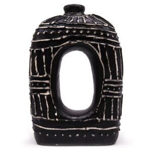 Vaso Ovale a Forma di Ciambella - Chocolate 30cm