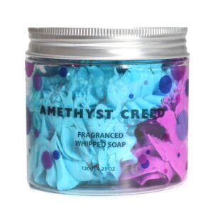 Sapone alla panna montata Amethyst Creed 120 g