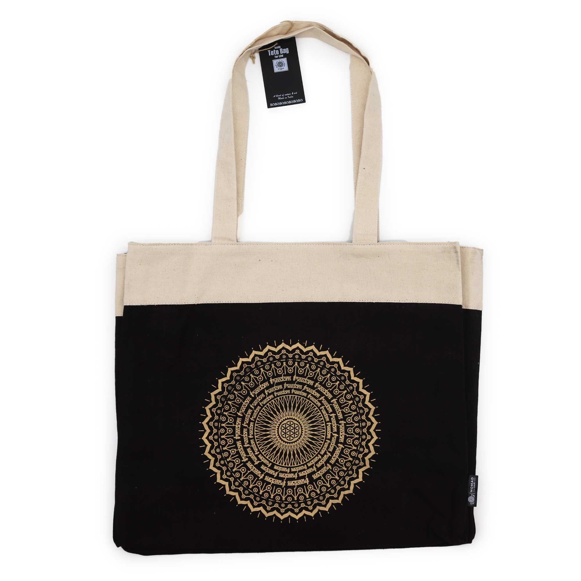 Borsa shopper oversize stonewash - Mandala Freedom