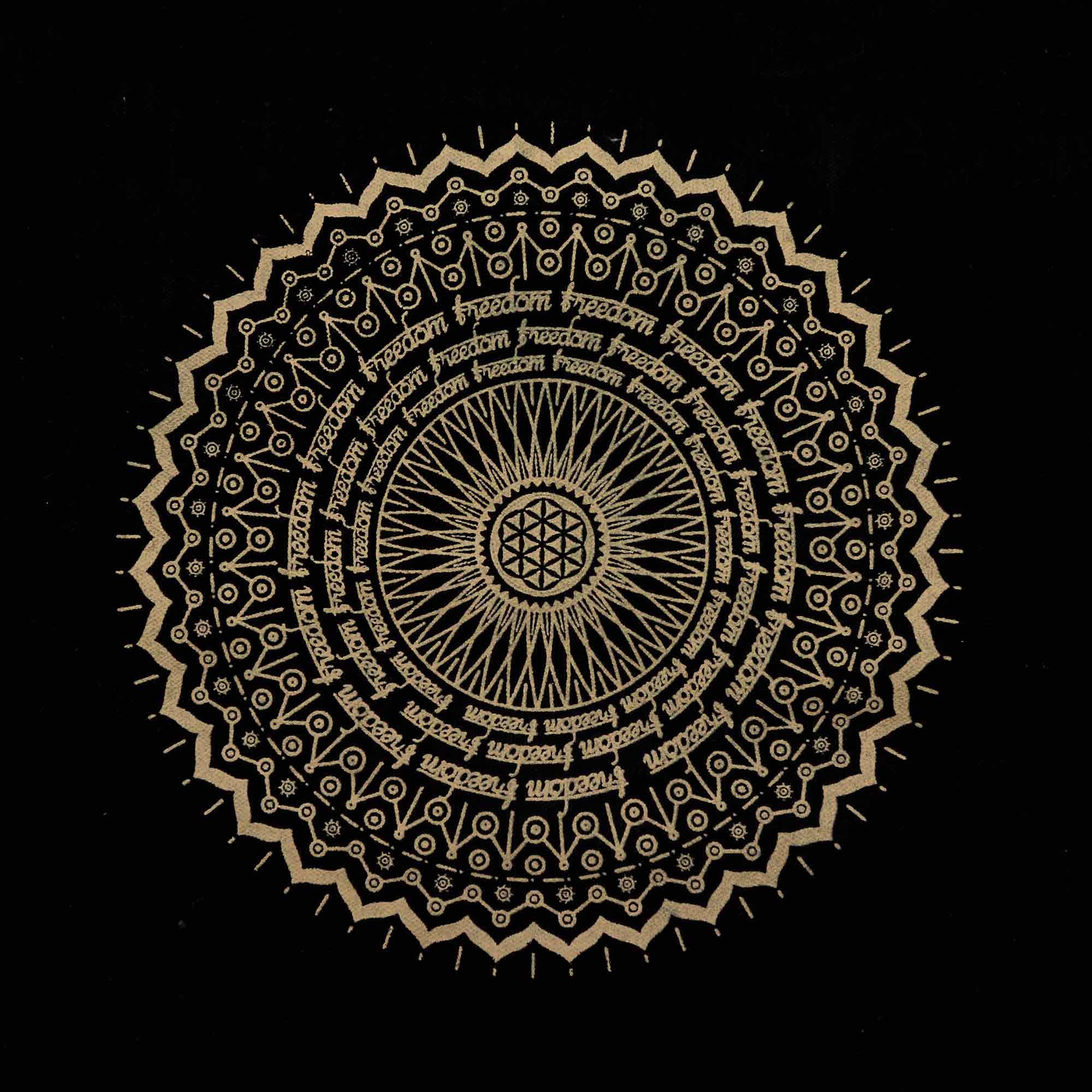 Borsa shopper oversize stonewash - Mandala Freedom - immagine 3