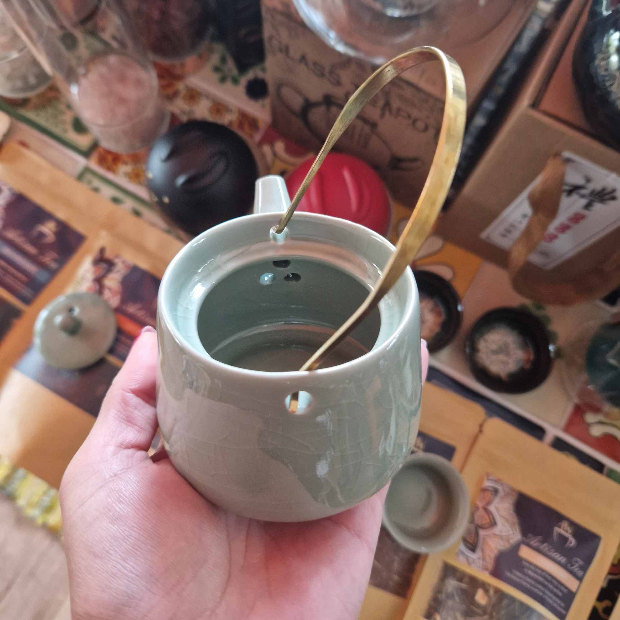 Set Teiera Herbal Jade – Teiera e Due Tazze - immagine 5