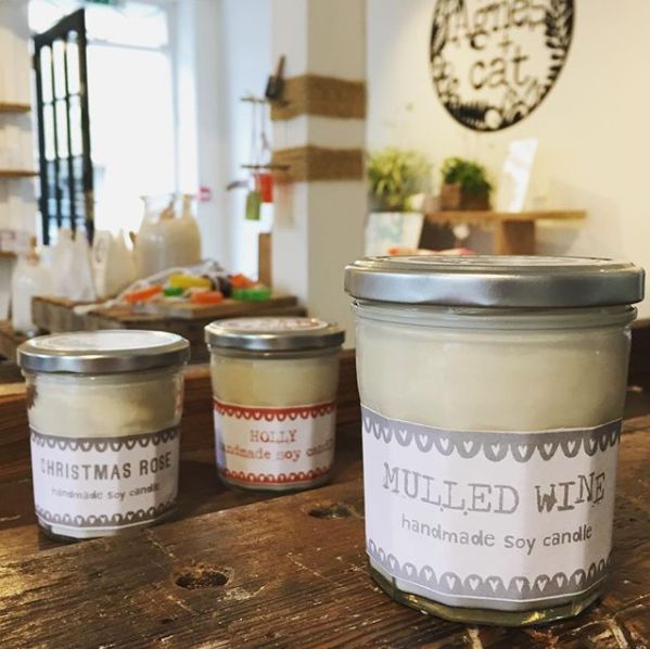 Candela in barattolo tipo marmellata - Clementine - immagine 3