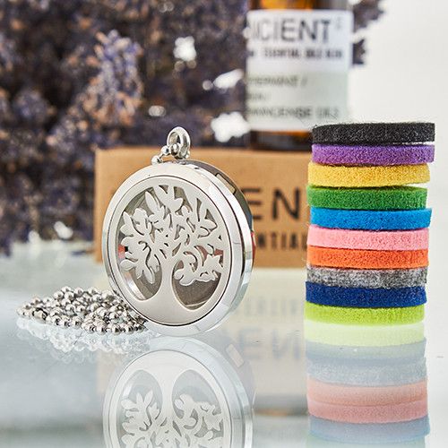 Collana con Gioiello per Aromaterapia – Albero della Vita 30 mm - immagine 2