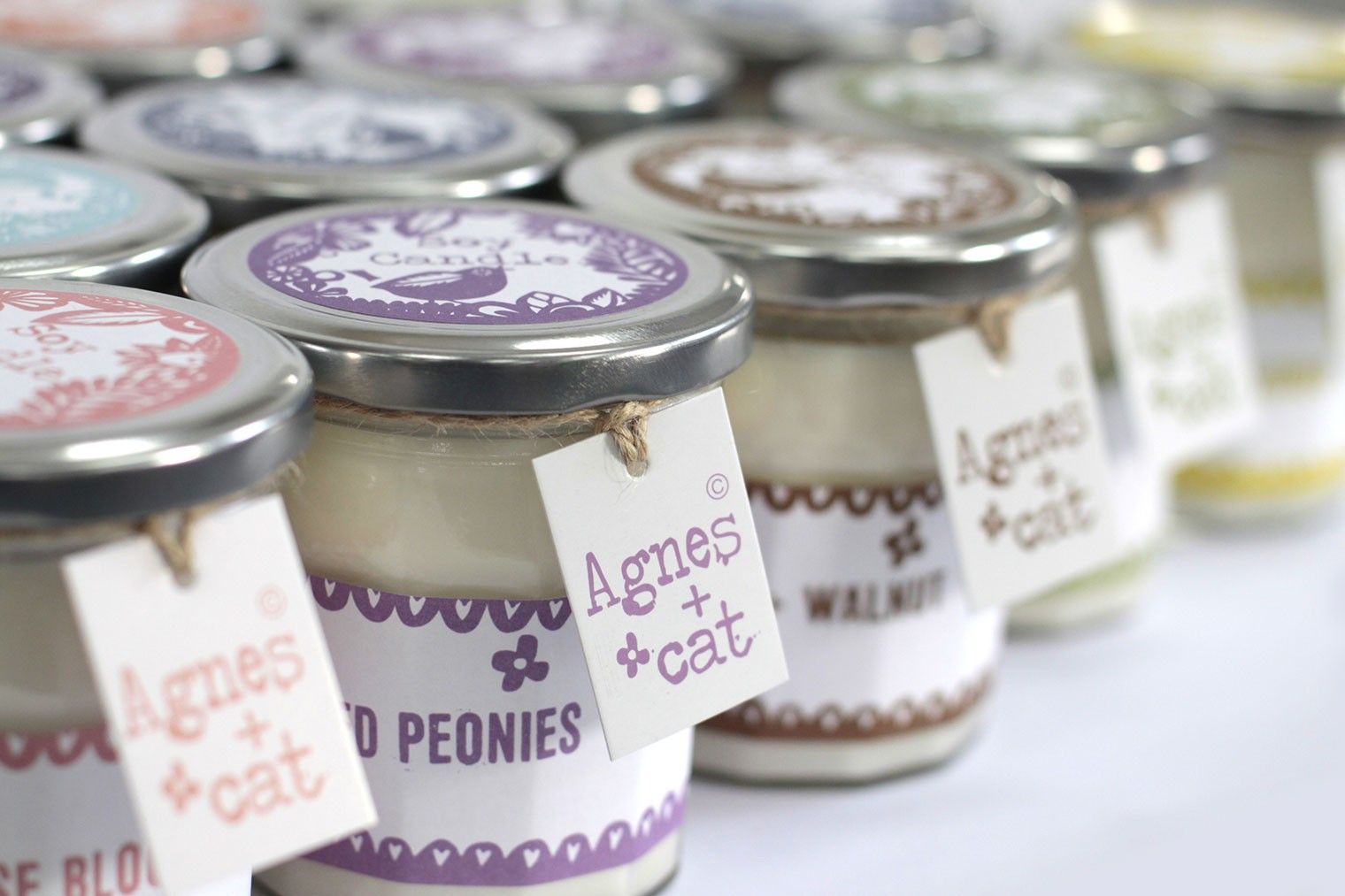 Candela in barattolo tipo marmellata - Clementine - immagine 2