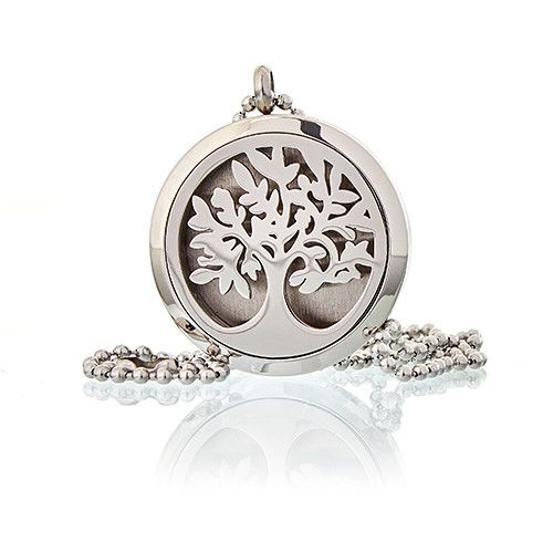 Collana con Gioiello per Aromaterapia – Albero della Vita 30 mm - immagine 4