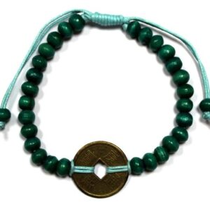 Braccialetti Portafortuna Feng Shui di Bali - Green