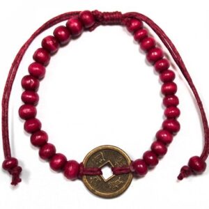 Braccialetti Portafortuna Feng Shui di Bali - Red